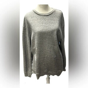 Weatherproof Vintage Sweatshirt Crewneck Gray Pullover Long Sleeve Sz Large